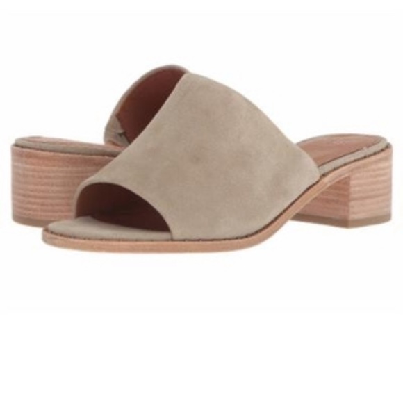 frye suede mules